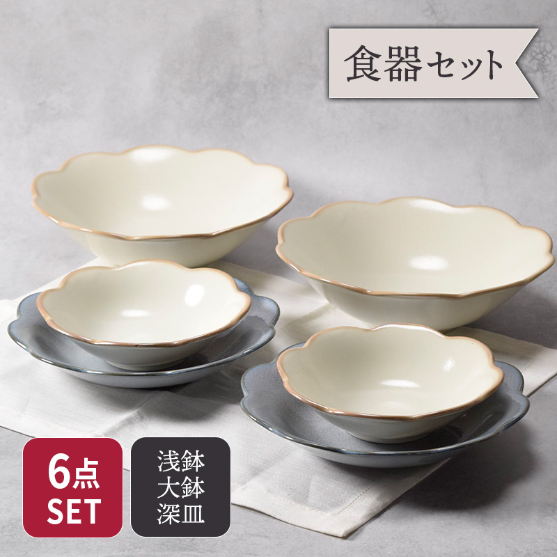 浅鉢・大鉢・深皿 6点セット