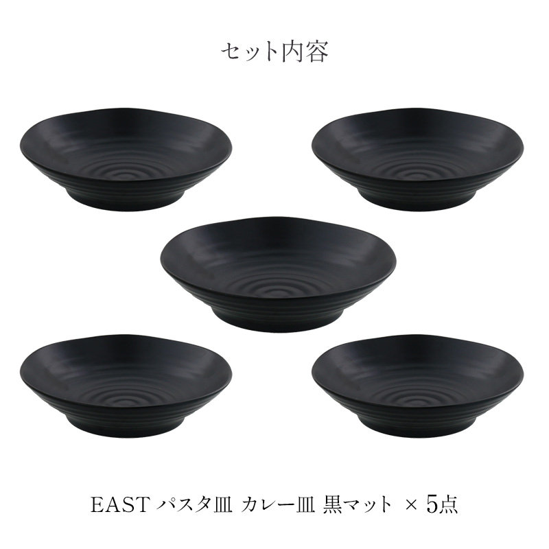 EASTオリジナルカレー・パスタ皿お得な5枚セット