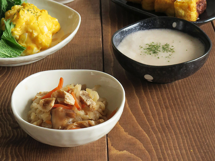 水玉 三角3.5寸小鉢 （ドットモノトーンシリーズ）