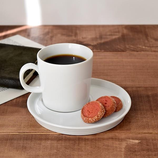 CAFEランチセット プレート22cm+マグ ホワイト 食器セット お皿 ワン