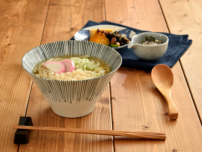 丼ぶり どんぶり 台形マルチどんぶり（S）藍十草 おしゃれ 丼 ボウル