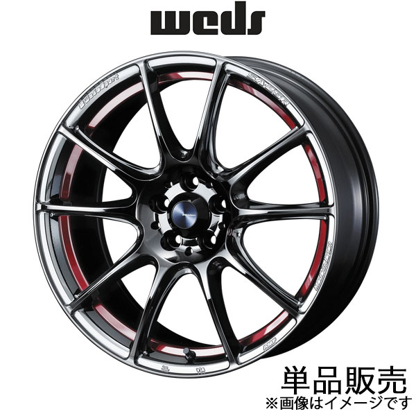 ウェッズスポーツ SA25R ヤリス PH10/PA10/210系 17インチ アルミホイール 1本 レッドライトクローム 0073833 WEDS WedsSport SA25R