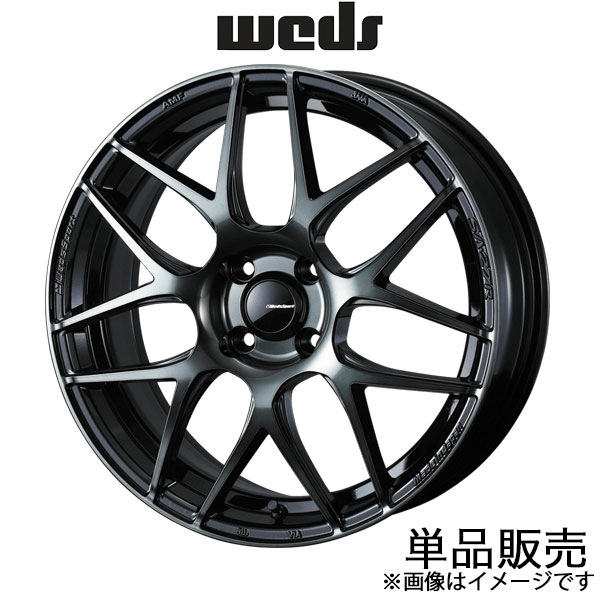 ウェッズスポーツ SA27R フィット/フィットアリア GD1〜GD9 15インチ アルミホイール 1本 ウォースブラッククリア 0074158 WEDS WedsSport