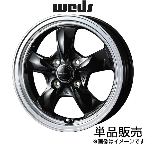 グラフト5S ピクシススペース L570系 15インチ アルミホイール 1