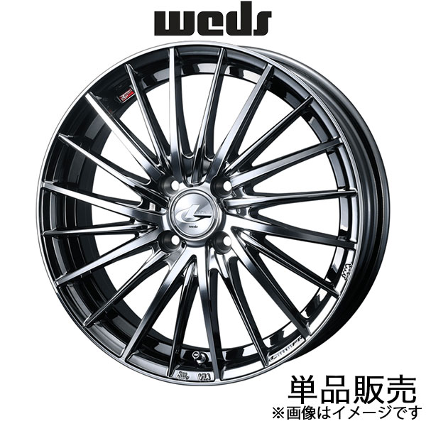 レオニスFR ルーミー M900系 15インチ アルミホイール 1本 ブラックメタルコート/ミラーカット 0041660 WEDS LEONIS FR