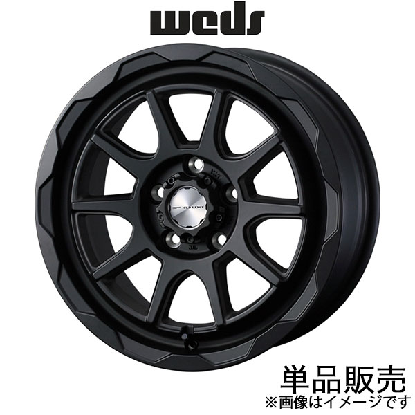 ウェッズアドベンチャー マッドヴァンス06 エルグランド E51 16インチ アルミホイール 1本 フルマットブラック 0040207 WEDS MUDVANCE 06