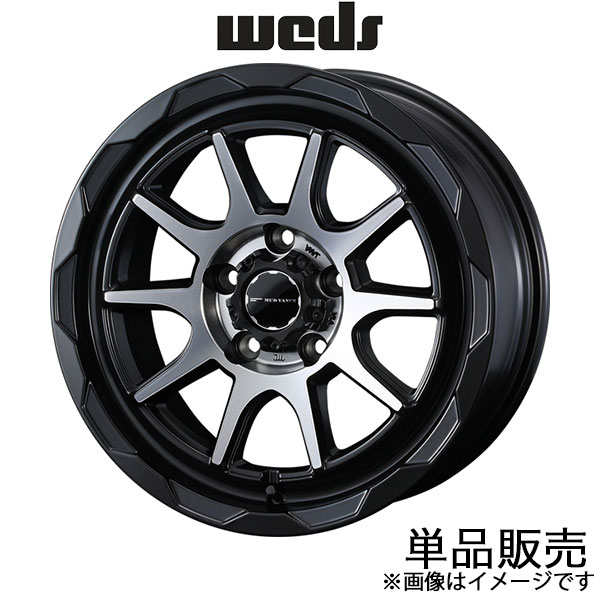 ウェッズアドベンチャー マッドヴァンス06 デリカD:5 CV1W 16インチ アルミホイール 1本 マットブラックポリッシュ 0039821 WEDS MUDVANCE