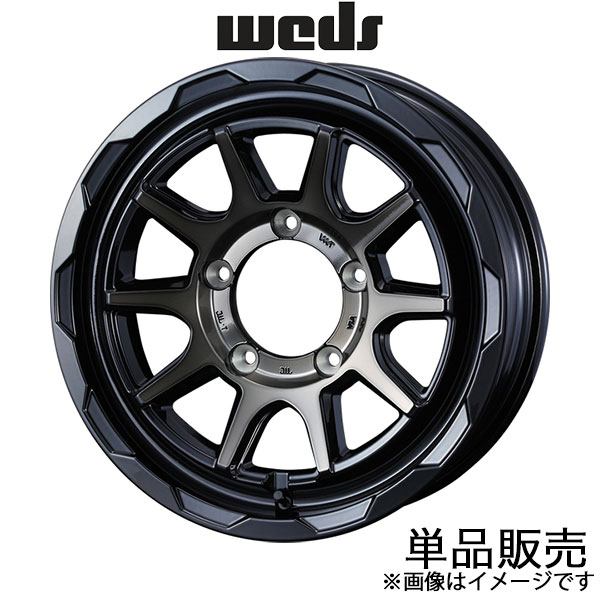 ウェッズアドベンチャー マッドヴァンス06 ジムニーシエラ JB74 16インチ アルミホイール 1本 ブラックポリッシュブロンズ 0040227 WEDS