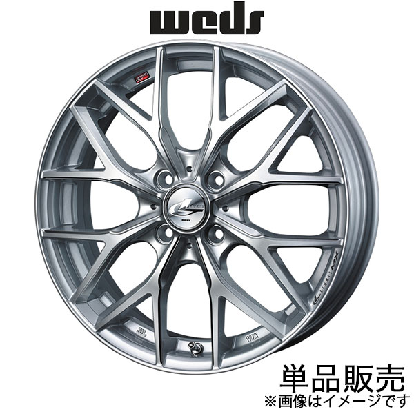レオニスMX ワゴンR MH23S 16インチ アルミホイール 1本 ハイパーシルバーIII/SCマシニング 0037407 WEDS LEONIS MX