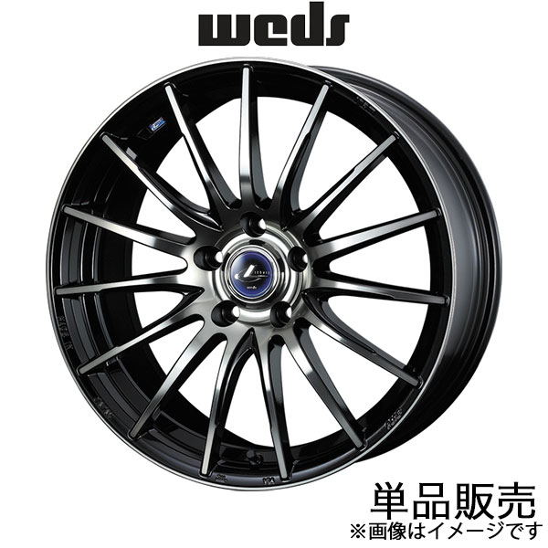 レオニス ナヴィア05 WRX S4 VBH 18インチ アルミホイール 1本 ブラックミラーカット/ブラッククリア 0036277 WEDS LEONIS NAVIA05 | WEDS