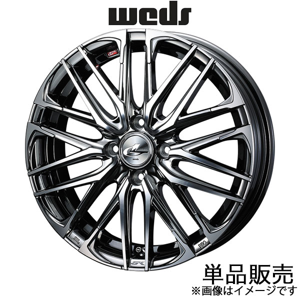 レオニスSK フレアクロスオーバー MS31S/MS41S 15インチ アルミホイール 1本 ブラックメタルコート/ミラーカット 0038300 WEDS LEONIS SK | WEDS
