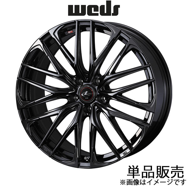 レオニスSK ティアナ J32 19インチ アルミホイール 1本 ハイパーブラックメタルコート 0040970 WEDS LEONIS SK