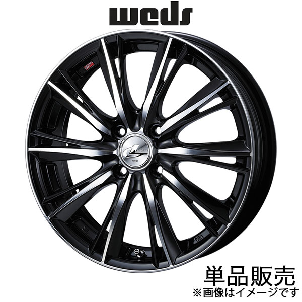 レオニスWX パレット MK21S 15インチ アルミホイール 1本 ブラック/ミラーカット 0033860 WEDS LEONIS WX | WEDS