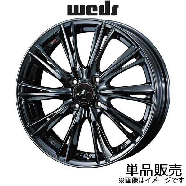 レオニスWX N WGN JH1/JH2 15インチ アルミホイール 1本 ブラックメタルコート1 0039262 WEDS LEONIS WX | WEDS