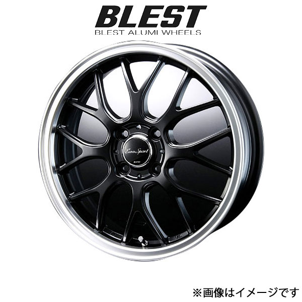 ブレスト ユーロスポーツ タイプ 805 アルミホイール 1本(16×6J 4 100 INSET40 セミグロススブラック(SGB))カローラフィールダー 160系 BLEST EuroSport :1 BLEST qq e i 1963t:T FOUR 自動車のパーツ用品専門店