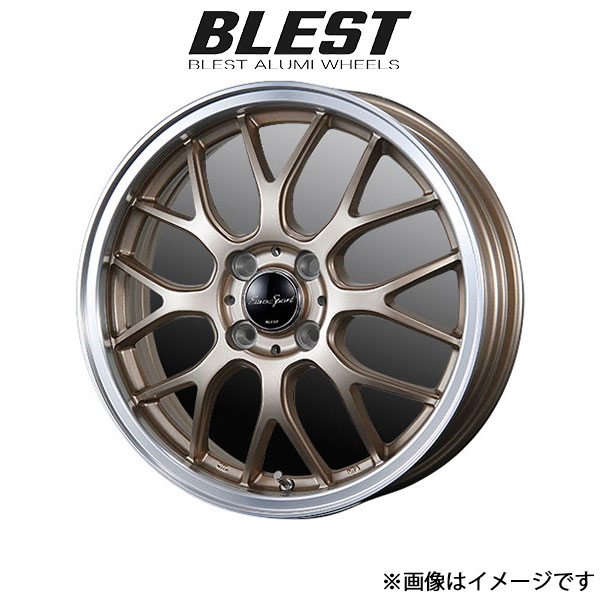 ブレスト ユーロスポーツ タイプ 805 アルミホイール 1本(16×6J 4 100 INSET40 アンティークブロンズ(ABR))パッソ 10系 BLEST EuroSport Type 805 :1 BLEST qq e i 2151t:T FOUR 自動車のパーツ用品専門店