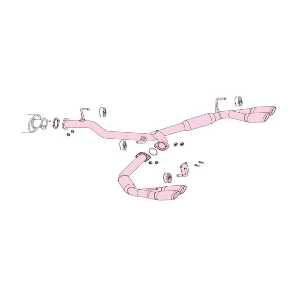 フジツボ オーソライズ A-S エルグランド DBA-TNE52 360-17873 FUJITSUBO AUTHORIZE A-S スポーツマフラーの画像