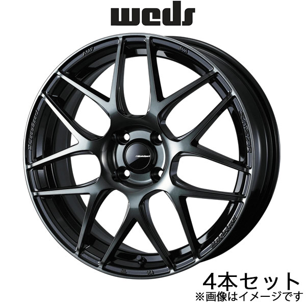 ウェッズスポーツ SA27R フィット GR5/GR6/GR7/GR8/GS5/GS7 16インチ アルミホイール 4本 ウォースブラッククリア 0074161 WEDS WedsSport