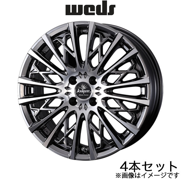クレンツェ シュリット855エボ コペン LA400K 16インチ アルミホイール 4本 スーパーブラック 0041293 WEDS Kranze Schritt