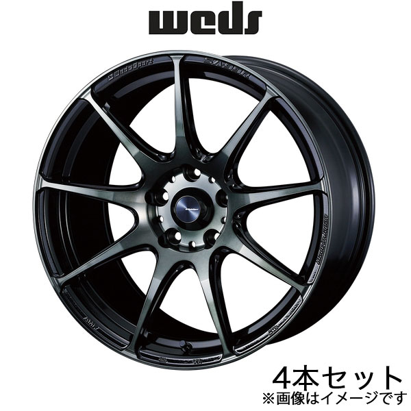 ウェッズスポーツ SA99R 86 ZN6 18インチ アルミホイール 4本 ウォースブラッククリア 0073901 WEDS WedsSport SA99R