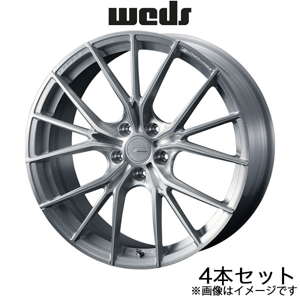 WEDS - エフゼロ FZ-1 GS 10系 18in 軽銀車輪 4本 ブラッシュド 0038970 F-ZERO FZ-1 車、バイク、自転車-アルミホイール