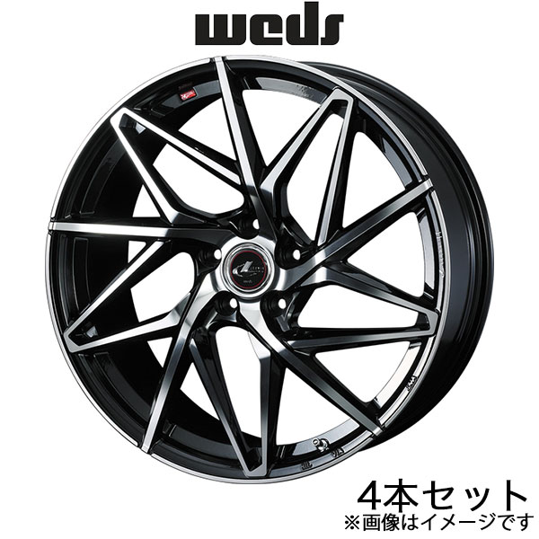 WEDS ウェッズ レオニス LM 18インチ 8J カラー:BMCMC ブラック