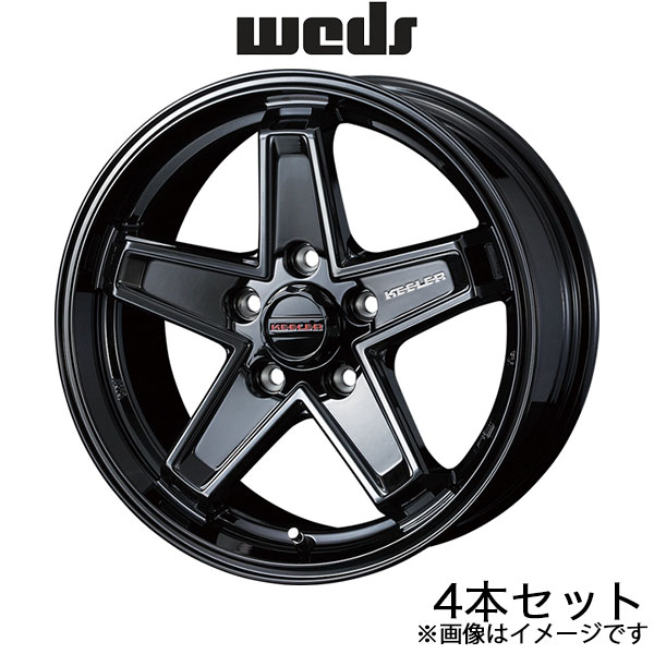 ウェッズアドベンチャー キラータクティクス ランドクルーザー 200系 18インチ アルミホイール 4本 グロスブラック 0039737 WEDS