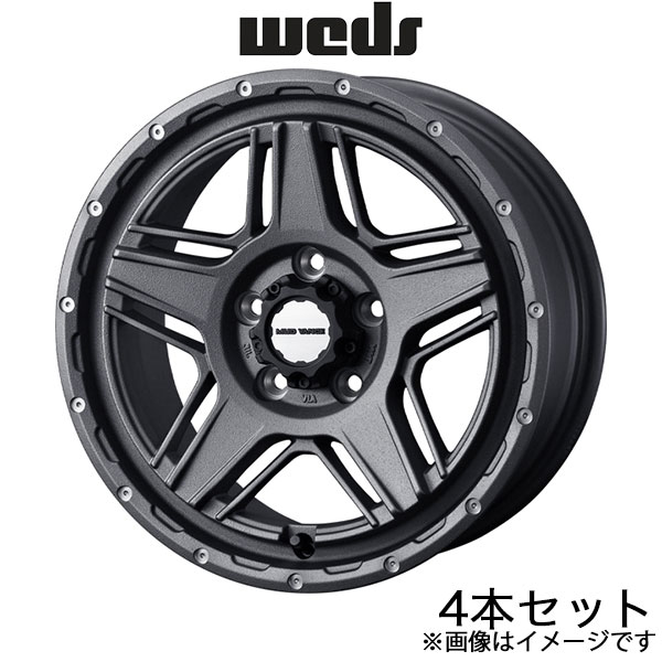 WEDS - ウェッズ冒険 マッドヴァンス07 AZオフロード JM23 16in 軽銀車輪 4本 フリントグレイ 0040545 MUDVANCE 07 車、バイク、自転車-自動車