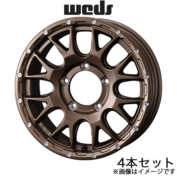 ウェッズアドベンチャー マッドヴァンス08 ジムニーシエラ JB74 16インチ アルミホイール 4本 マットブロンズ 0041141 WEDS MUDVANCE 08