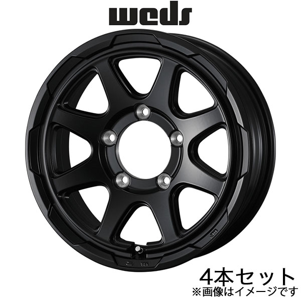 ウェッズアドベンチャー スタットベルク ジムニーシエラ JB74 15インチ アルミホイール 4本 セミマットブラック 0041476 WEDS STADTBERGE