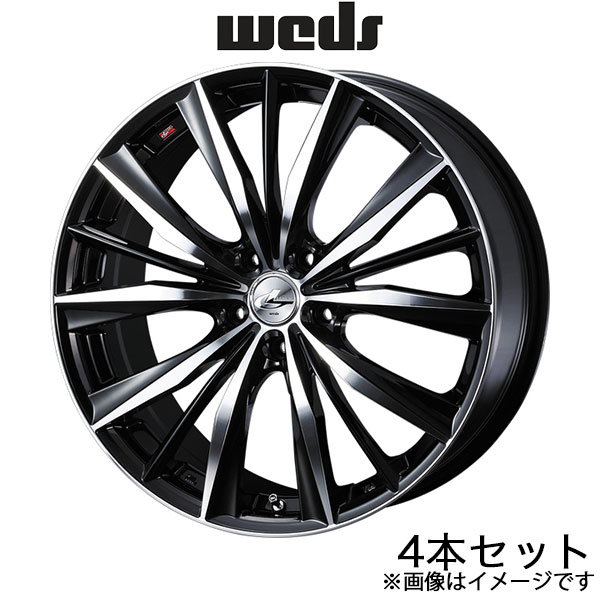 レオニスVX MX-30 DREJ3P 18インチ アルミホイール 4本 ブラック/ミラーカット 0033274 WEDS LEONIS VX