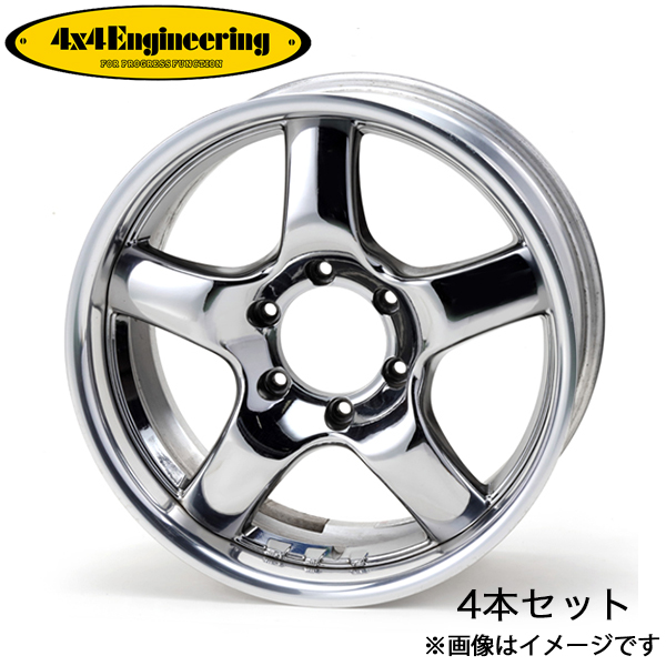4x4エンジニアリング 汎用 ブラッドレーdt1 アルミホイール 4本(18×9.5J 5-150 +-27〜60)4x4 Engineering BRADLEY dt1