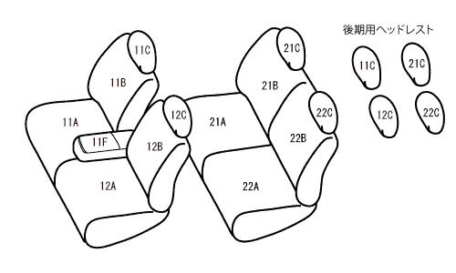 上品 ベレッツァ シートカバー ヴィンテージスタイル タントカスタム