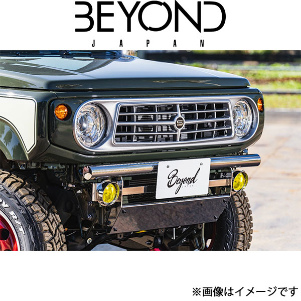ビヨンドジャパン ジムニー/ジムニーシエラ JB64/JB74 フェイスグリル Su11(エンブレム：ブラック)befgsu11-frp-01 BEYOND JAPAN グリル | 