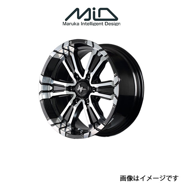 MID ナイトロパワー クロスクロウ アルミホイール 1本 ハイエース/レジアスエース 200系(15×6J 6 139.7 INSET33 ブラックメタリック) :1MID qq e f2 i 22928t:T FOUR 自動車のパーツ用品専門店