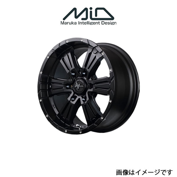 MID ナイトロパワー クロスクロウ アルミホイール 1本 ハイエース/レジアスエース 200系(15×6J 6 139.7 INSET33 セミグロスブラック) :1MID qq e f2 i 22975t:T FOUR 自動車のパーツ用品専門店