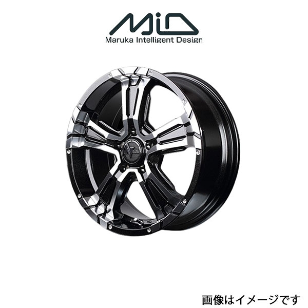 MID ナイトロパワー クロスクロウ アルミホイール 1本 デリカD:5 CV系(16×7J 5 114.3 INSET40 ブラックメタリック)NITRO POWER CROSSCLAW :1MID qq e f2 i 52536t:T FOUR 自動車のパーツ用品専門店