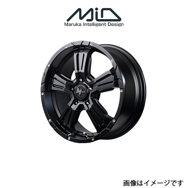 MID ナイトロパワー クロスクロウ アルミホイール 1本 デリカD:5 CV系(16×7J 5 114.3 INSET40 セミグロスブラック)NITRO POWER CROSSCLAW :1MID qq e f2 i 52548t:T FOUR 自動車のパーツ用品専門店