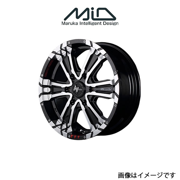 MID ナイトロパワー クロスクロウ GE アルミホイール 1本 ハイラックス 125系(17×8J 6 139.7 INSET20 ブラックメタリック) NITRO POWER :1MID qq e f2 i 23026t:T FOUR 自動車のパーツ用品専門店