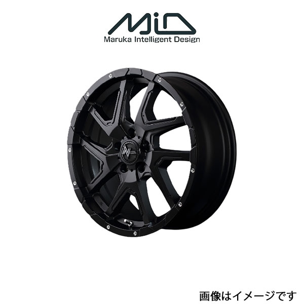 MID ナイトロパワー デリンジャー アルミホイール 4本 ヤリスクロス MXPJ15(18×7J 5 114.3 INSET42 セミグロスブラック)NITRO POWER :4MID qq e f2 i 23081t:T FOUR 自動車のパーツ用品専門店