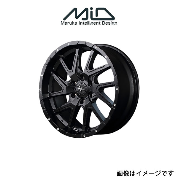 MID ナイトロパワー デリンジャー アルミホイール 1本 ハイエース/レジアスエース 200系(16×6.5J 6 139.7 INSET38 セミグロスブラック) :1MID qq e f2 i 23095t:T FOUR 自動車のパーツ用品専門店