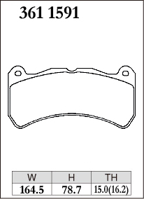 DIXCEL（ディクセル） WRX VAB ブレーキパッド Sタイプ フロント 左右