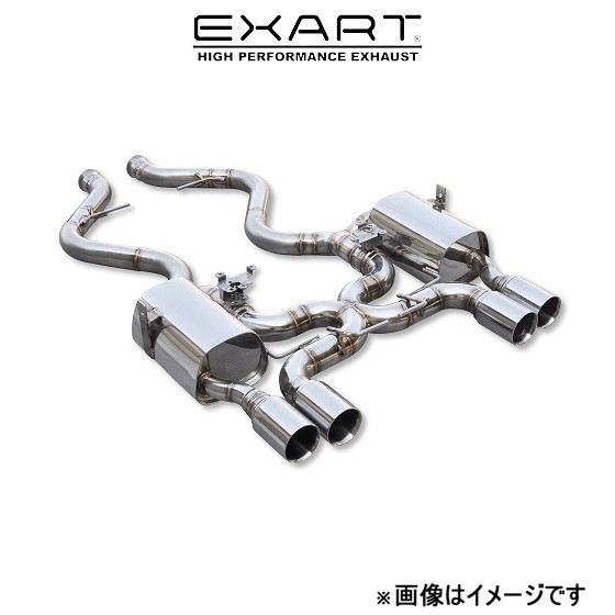 エクスアート iVSC マフラー M3 VA40 EA01 BW107 EXART スポーツマフラー :EA01 BW107 qq e f2 320t:T FOUR 自動車のパーツ用品専門店