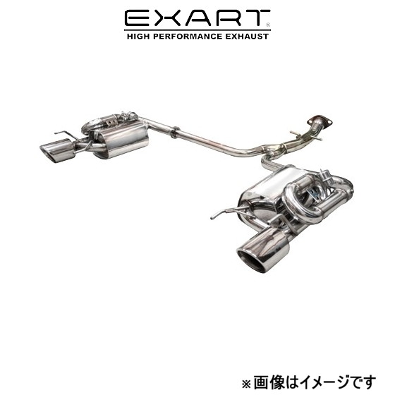 エクスアート iVSC マフラー M3 WD40 EA01 BW108 EXART スポーツマフラー :EA01 BW108 qq e f2 319t:T FOUR 自動車のパーツ用品専門店