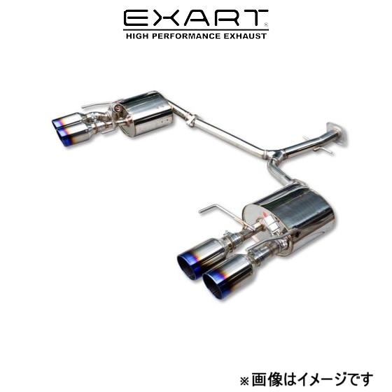 エクスアート iVSC マフラー マークX GRMN DBA GRX133改 EA01 TY111 SQ EXART スポーツマフラー :EA01 TY111 SQ qq e f2 183t:T FOUR 自動車のパーツ用品専門店