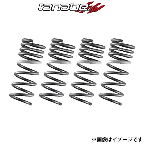 タナベ GT FUNTORIDE SPRING ダウンサス リア左右セット CR-Z ZF1(ZF1FR×2)TANABE サスペンション スプリング