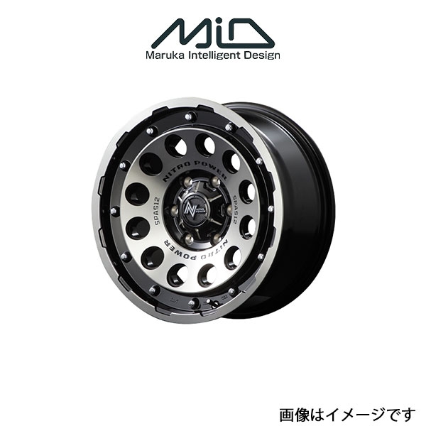 MID ナイトロパワー H12ショットガン アルミホイール 1本 ハイエース/レジアスエース 200系(16×6.5J 6 139.7 INSET38 ブラック) :1MID qq e f2 i 25982t:T FOUR 自動車のパーツ用品専門店