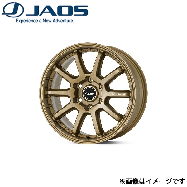 JAOS - ジャ牡 トライブクロス 地びたクルーザー 300系 軽銀車輪 1本(18×8.5J 6-139.7 +30 ゴールド)B952887TGD TRIBE CROSS アルミホイール-自動車-車、バイク、自転車