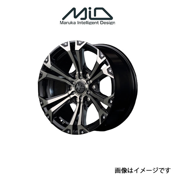 MID ナイトロパワー ジャベリン アルミホイール 1本 ランドクルーザープラド 150系(17×8J 6 139.7 INSET20 ブラックメタリック) :1MID qq e f2 i 26069t:T FOUR 自動車のパーツ用品専門店