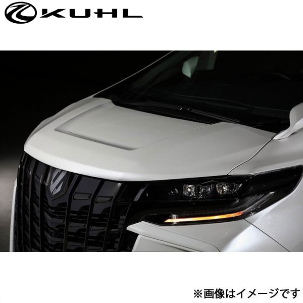クール アルファード 30系[後期型]レーシングボンネット 未塗装 Ver6